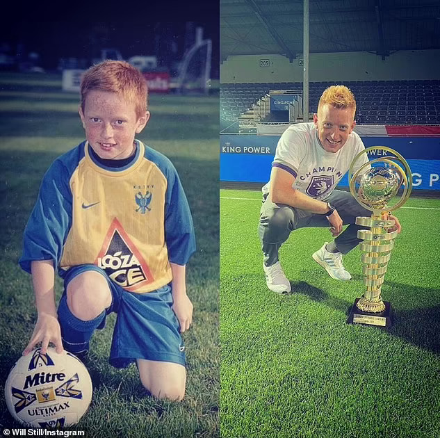 will still as a child holding trophy