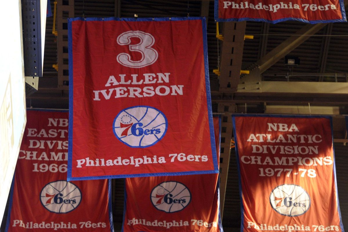 Allen Iverson's jersey retired