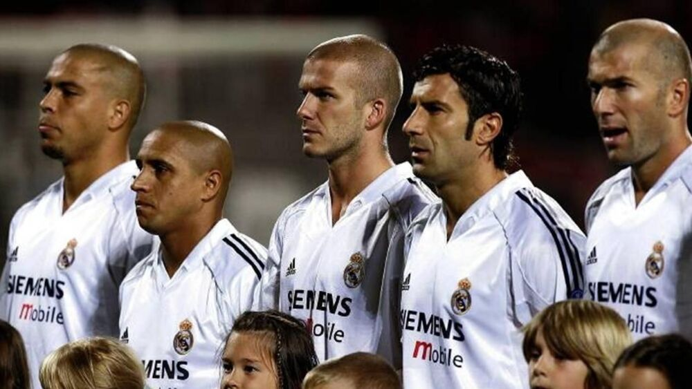 galacticos ronaldo, roberto carlos, david beckham