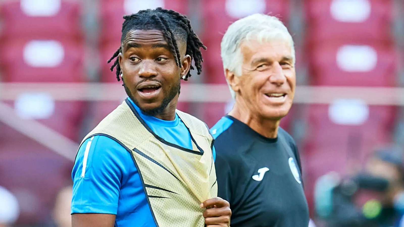 Ademola Lookman and Gasperini
