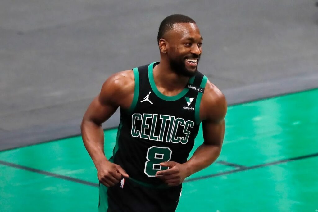 Kemba Walker featuring for the Boston Celtics