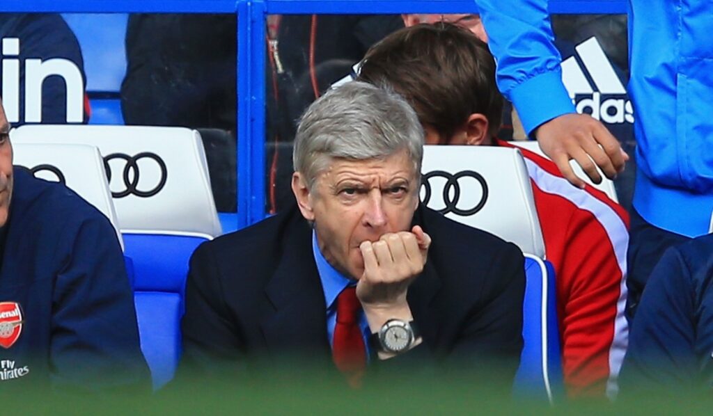 Arsene Wenger looks on Chelsea trash Arsenal 6-0 in his 1,000th game