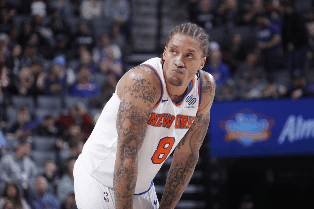 Michael Beasley features for the Knicks