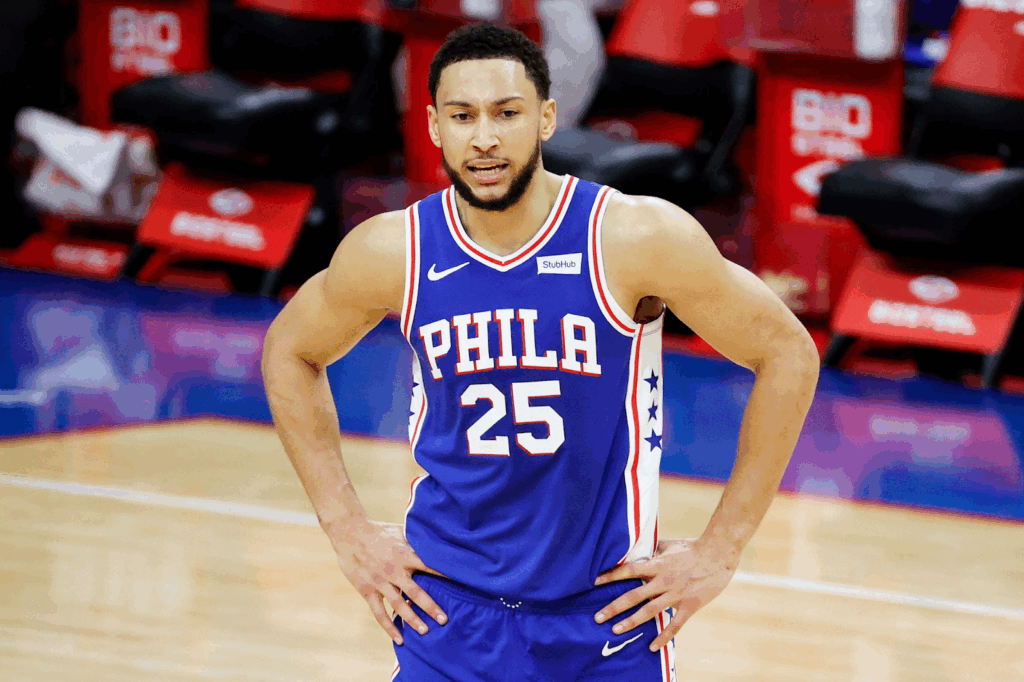 Ben Simmons features for the 76ers