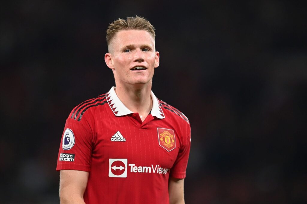 Scott McTominay in Manchester United jersey
