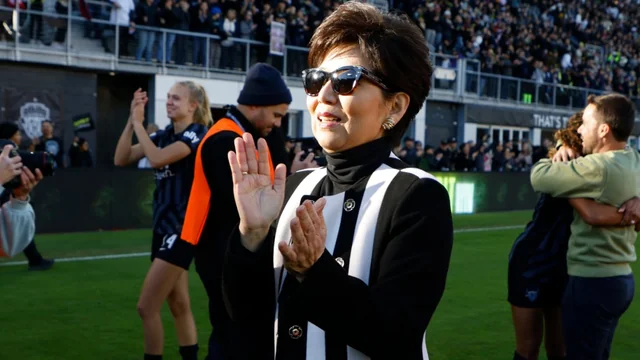 Michele Kang at Washington Sprirt stadium