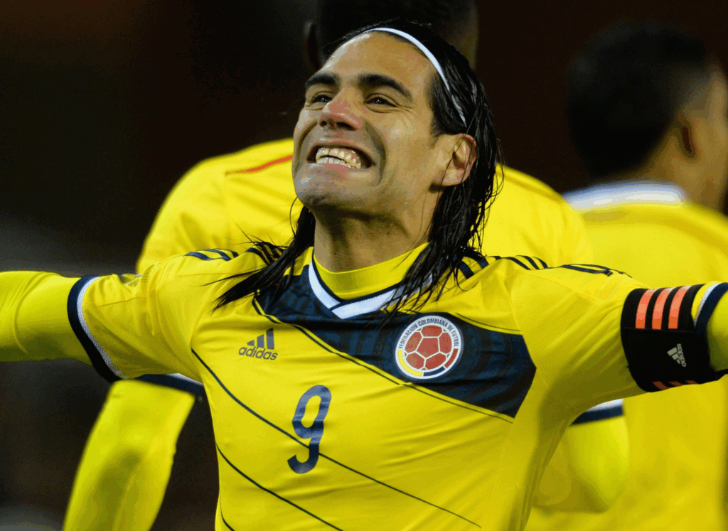 Falcao playing for Colombia