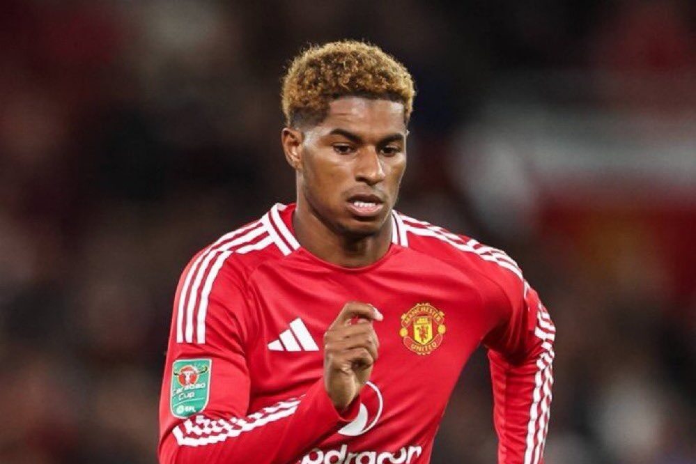 Rashford in action for Manchester United