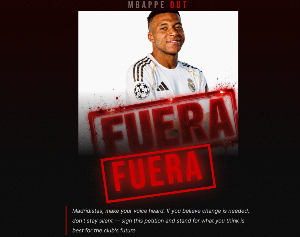 Mbappe Out petition