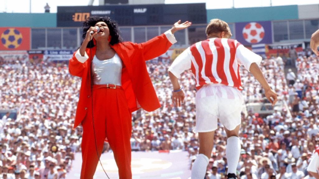 Diana Ross performing at the 1994 World Cup opening ceremony