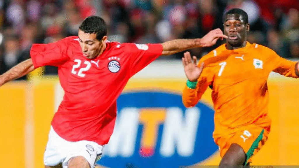 Egypt and Côte d’Ivoire during the 2006 AFCON final