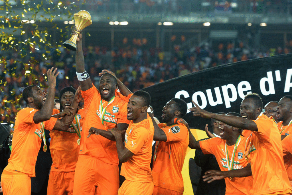 Côte d’Ivoire celebrates winning the AFCON for the first time