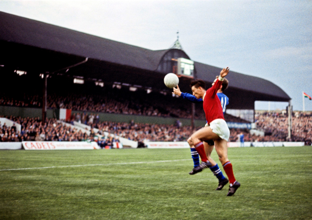 North Korea in action against Italy in the 1966 FIFA World Cup in England.