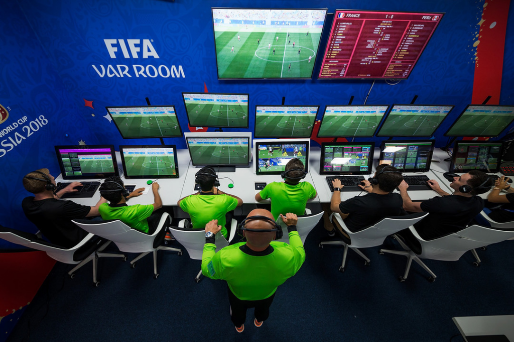 VAR at the 2018 FIFA World Cup in Russia.