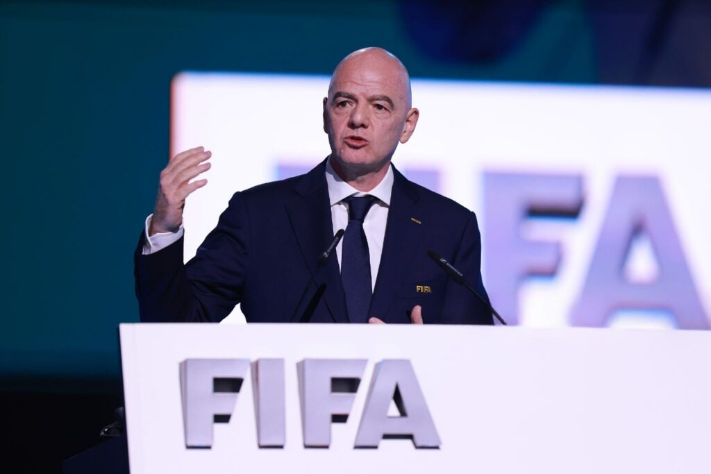 Gianni Infantino, speaking at the FIFA congress where hosting the world cup was discussed.