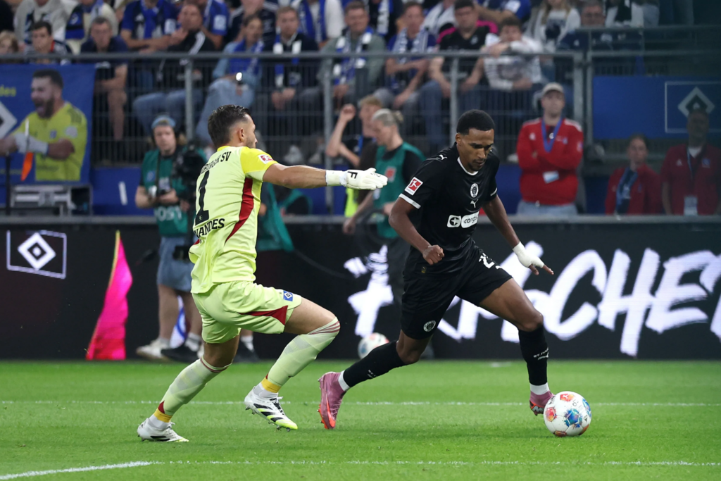 A match between St Pauli and Hamburg SV