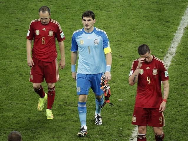 Spain exit the 2014 World Cup