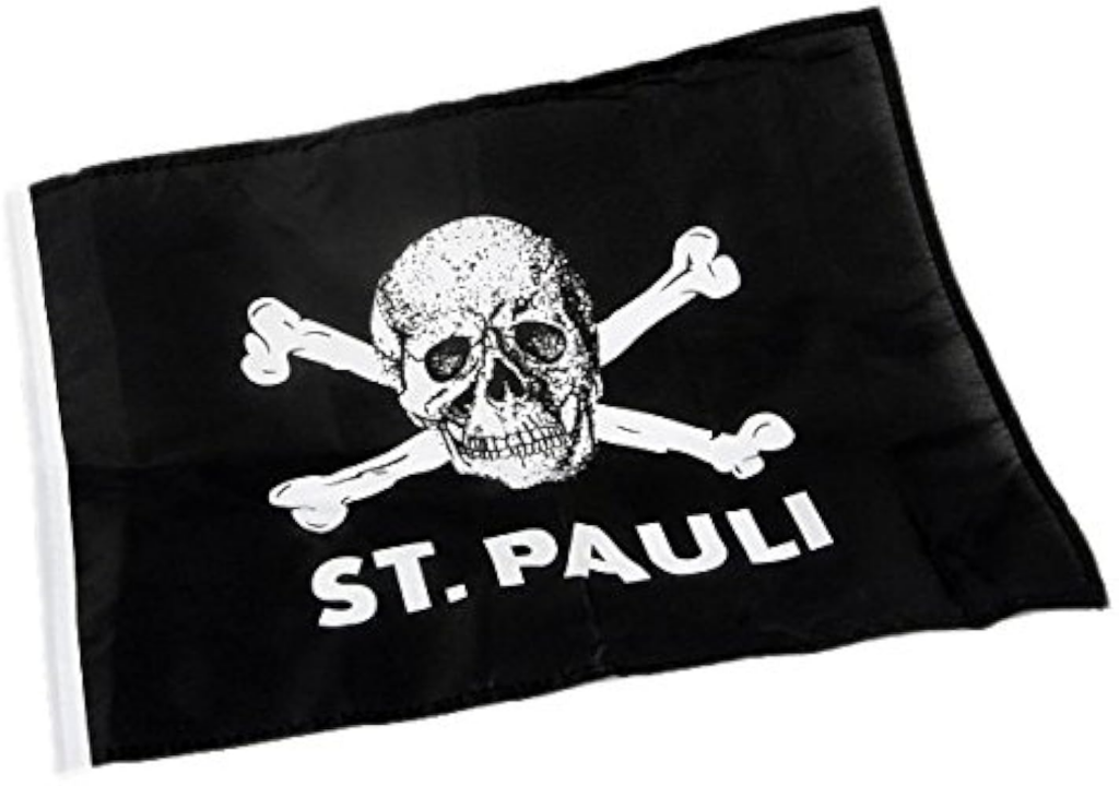 St. Pauli's skull-and-crossbones flag