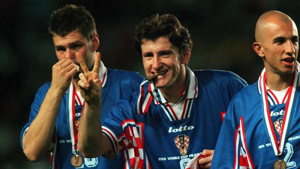 Croatia finished third at the 1998 World Cup
