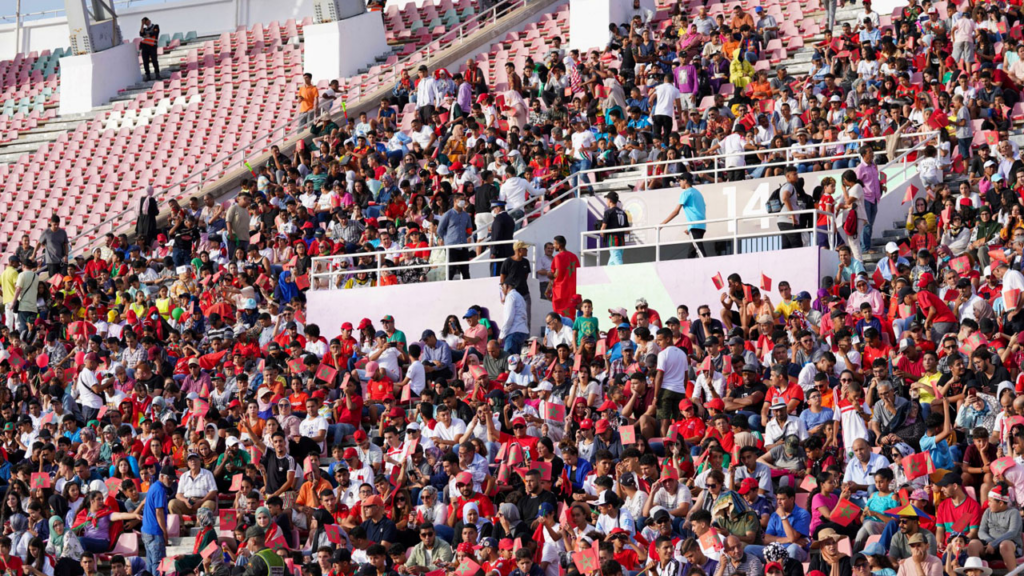 Huge fan attendance for Morocco vs Algeria at WAFCON 2026