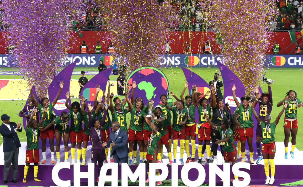 Cameroon celebrates 2026 WAFCON victory over Malawi