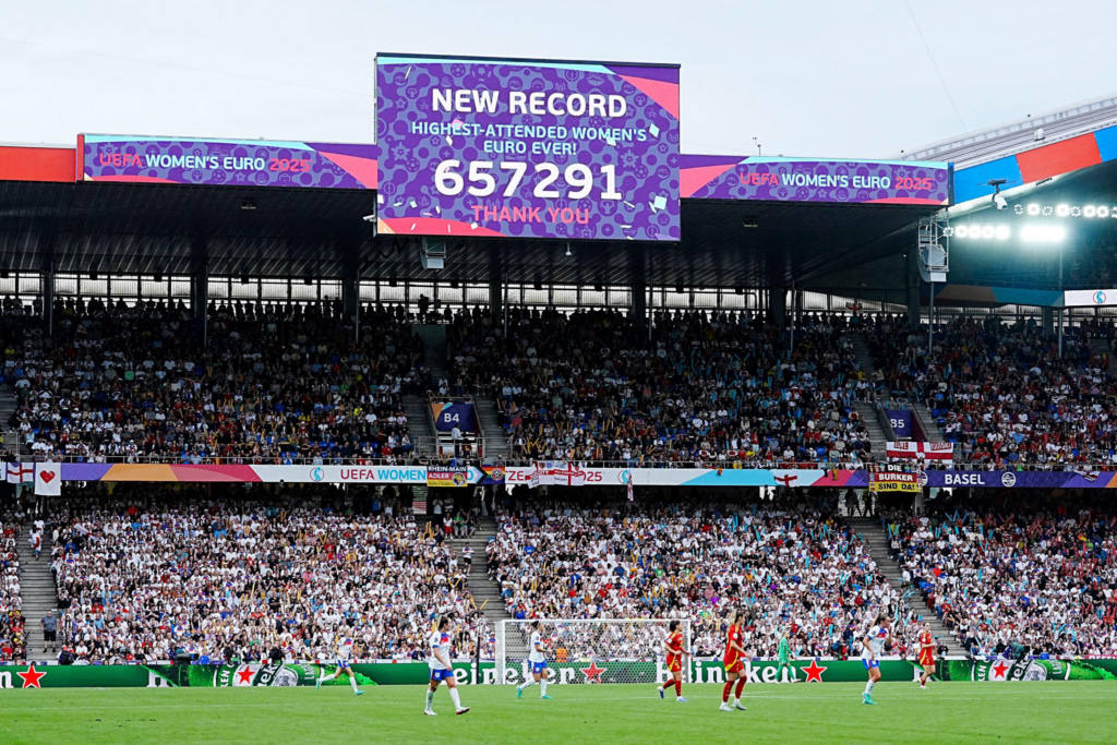 UEFA Women's Euro 2025 recorded highest-attended Women's Euro ever.