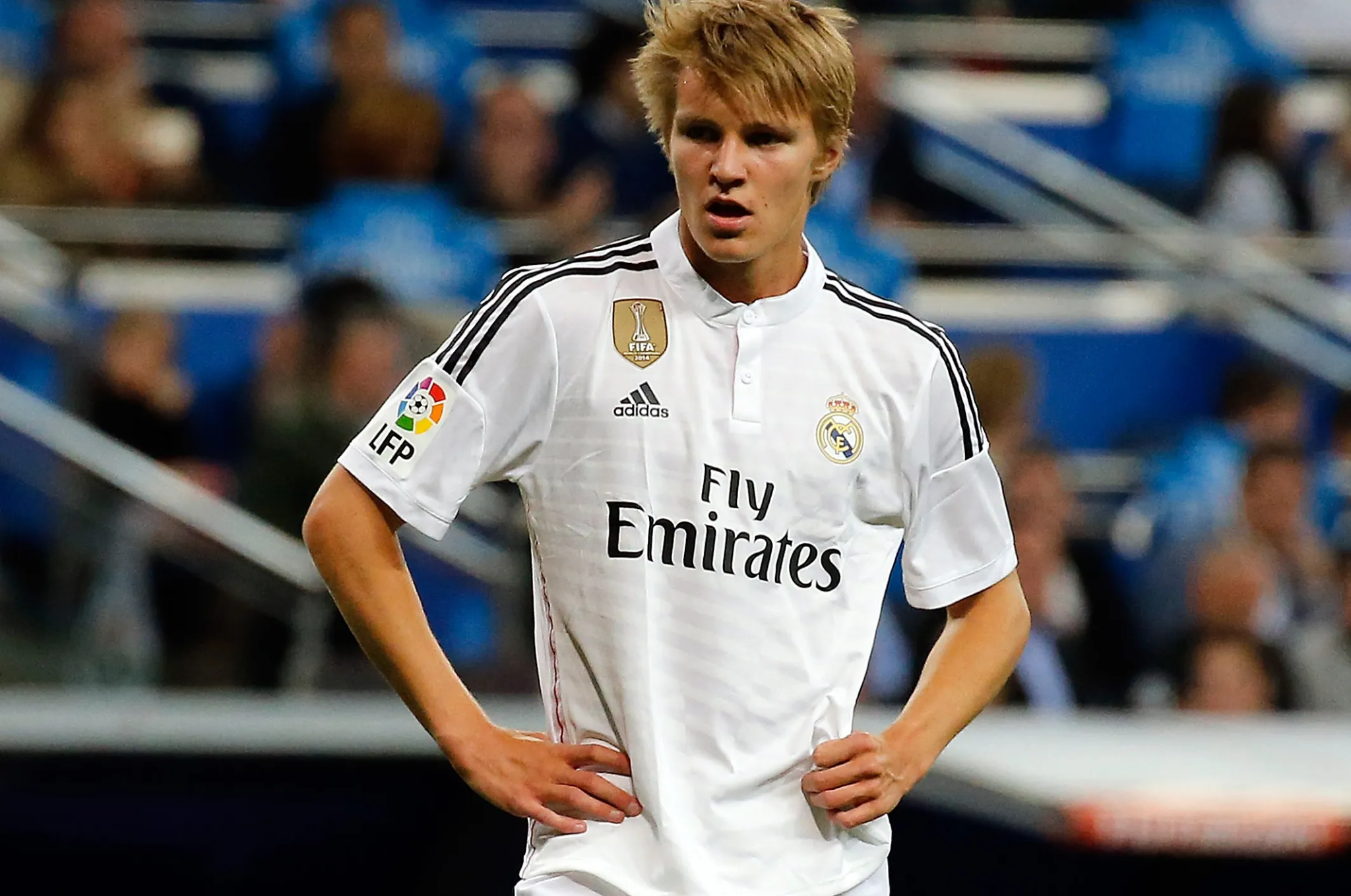 Martin Ødegaard witth RealMadri U15.